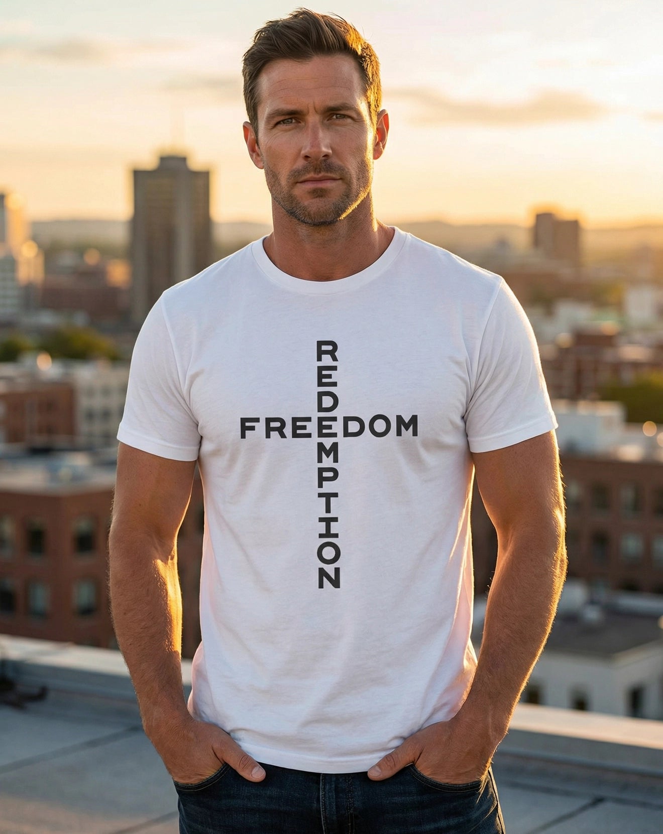Armor Cross - Freedom/Redemption Tee