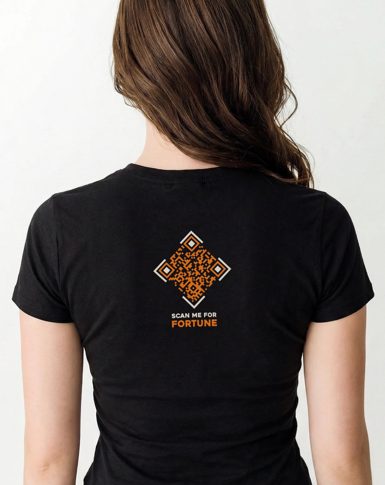 Velvet Peach - FurTune Cookie Tee With Interactive QR-Code